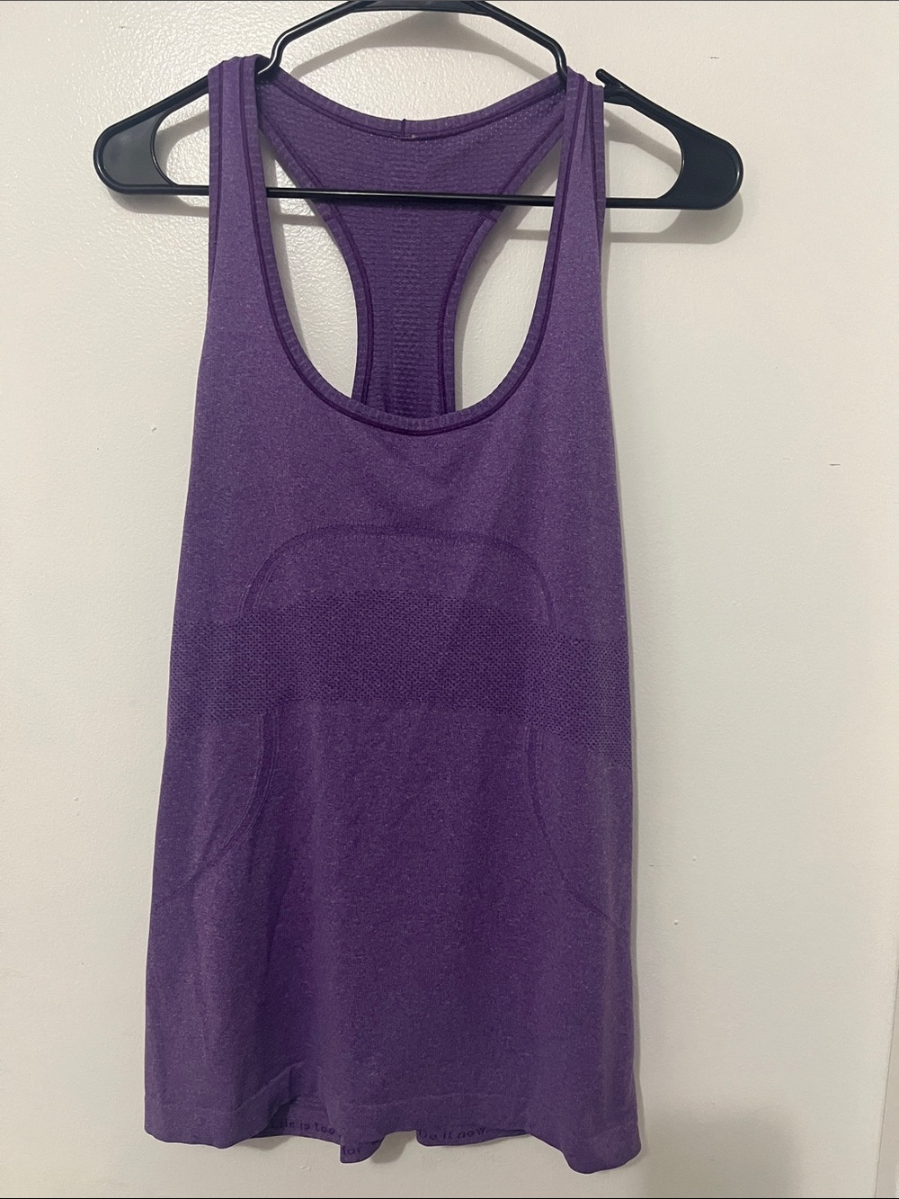 Lululemon Women's Purple Racerback Tank Top - Lightweight Active Layer